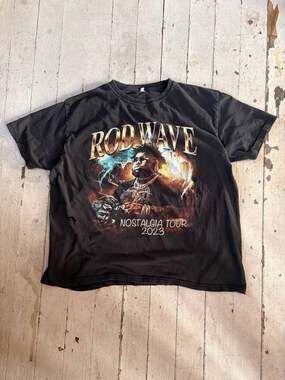 Rod Wave Nostalgia Tour 2023 Graphic Concert T-Shirt